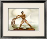 Net Fisherman with Outrigger