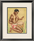 Kneeling Drummer