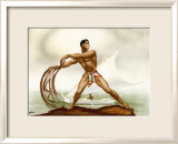 Net Fisherman with Outrigger