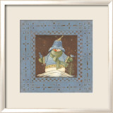 Blue Tin Snowman II