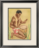 Kneeling Drummer