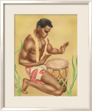 Kneeling Drummer