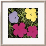 Flowers  c1970 (1 Purple  c1 Yellow  2 Pink)