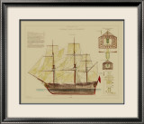 Antique Ship Plan VIII