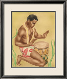 Kneeling Drummer
