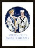 America Calls  Enlist in the Navy