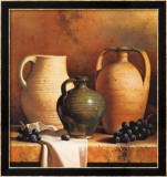 Earthenware with Grapes