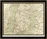 Sepia Map of NY