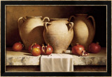 Urns with Persimmons and Pomegranates