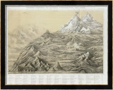 Cuadro General de Alturas Comparativas del Peru  c1865