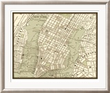 Sepia Map of NY