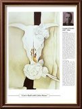 Twentieth Century Art Masterpieces - Cow's Skull with Calico Roses