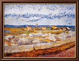 Peach Blossoms in the Crau  c1889
