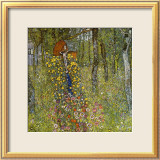 Farm Garden with Crucifix