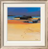 Footsteps and Orange Sands