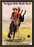 Buffalo Bill's Wild West  Cowboys Riding Wild Mustangs