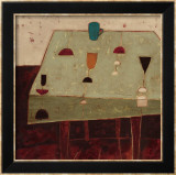 Table with Blue Cup