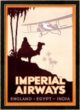 Imperial Airways  England-Egypt-India