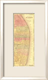 St Louis Street Map  1855