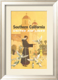United Airlines: Southern California  Franciscan Monk and Spanish Mission