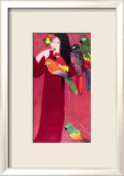 Girl with Parrots