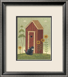 Outhouse with Cat
