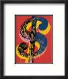 Dollar Sign  c1981 (black and yellow on red)