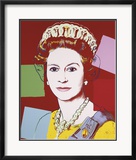 Reigning Queens: Queen Elizabeth II of the United Kingdom  c1985 (Dark Outline)