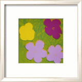 Flowers  c1970 (Yellow  Lilac  Purple)