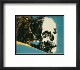 Skull  c1976 (yellow on teal)