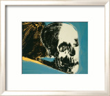 Skull  c1976 (yellow on teal)