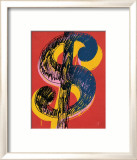 Dollar Sign  c1981 (black and yellow on red)