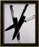 Knives  c1981-82 (Three Black on Cream)