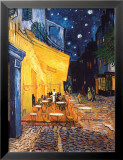 The Café Terrace on the Place du Forum  Arles  at Night  c1888