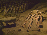 China  Shaanxi Province  Xian  Terra Cotta Figures Excavated at Hanyang Tomb  Emperor Jing's Tomb I