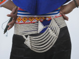 China  Fujian Province  Chongwu  Close-Up of Huian Girl's Traditional Costume