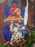 China  Tibet  Lhasa  Buddhist Portrait Painting in Gandan Monastery