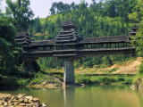China  Guangxi Province  Dong People's Traditional Wind and Rain Bridge