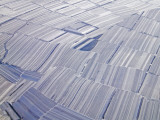 North China  Aerial View of Frozen Land
