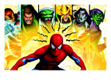 Spider-Man  Shocker  Sandman  Lizard  Electro  Morbius and Green Goblin