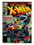 Marvel Comics Retro: The X-Men Comic Book Cover 133  Wolverine Lashes Out (aged)