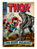 Marvel Comics Retro: The Mighty Thor Comic Book Cover 151 --To Rise Again! (aged)