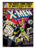 Marvel Comics Retro: The X-Men Comic Book Cover 137  Phoenix  Colossus (aged)