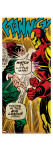 Marvel Comics Retro: The Invincible Iron Man Comic Panel  Fighting (aged)