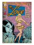Marvel Comics Retro: My Love Comic Book Cover 2  Crying and Dancing (aged)