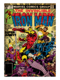 Marvel Comics Retro: The Invincible Iron Man Comic Book Cover 127  Against the Super-Army! (aged)