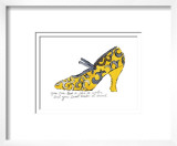 Yellow Pattern Shoe  c1955