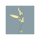 Blue Tink Sketch (square)