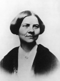 Portrait of American Abolitionist and Women's Rights Activist Lucy Stone