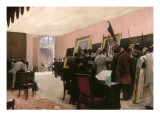 Une séance du jury de peinture au Salon des Artistes français (1883 )